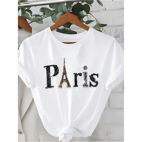 Blusa TABA Paris con Abalorios- Curvy